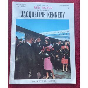 One Dozen Red Roses the Life Story of Jacqueline Kennedy Vintage Collectors Book